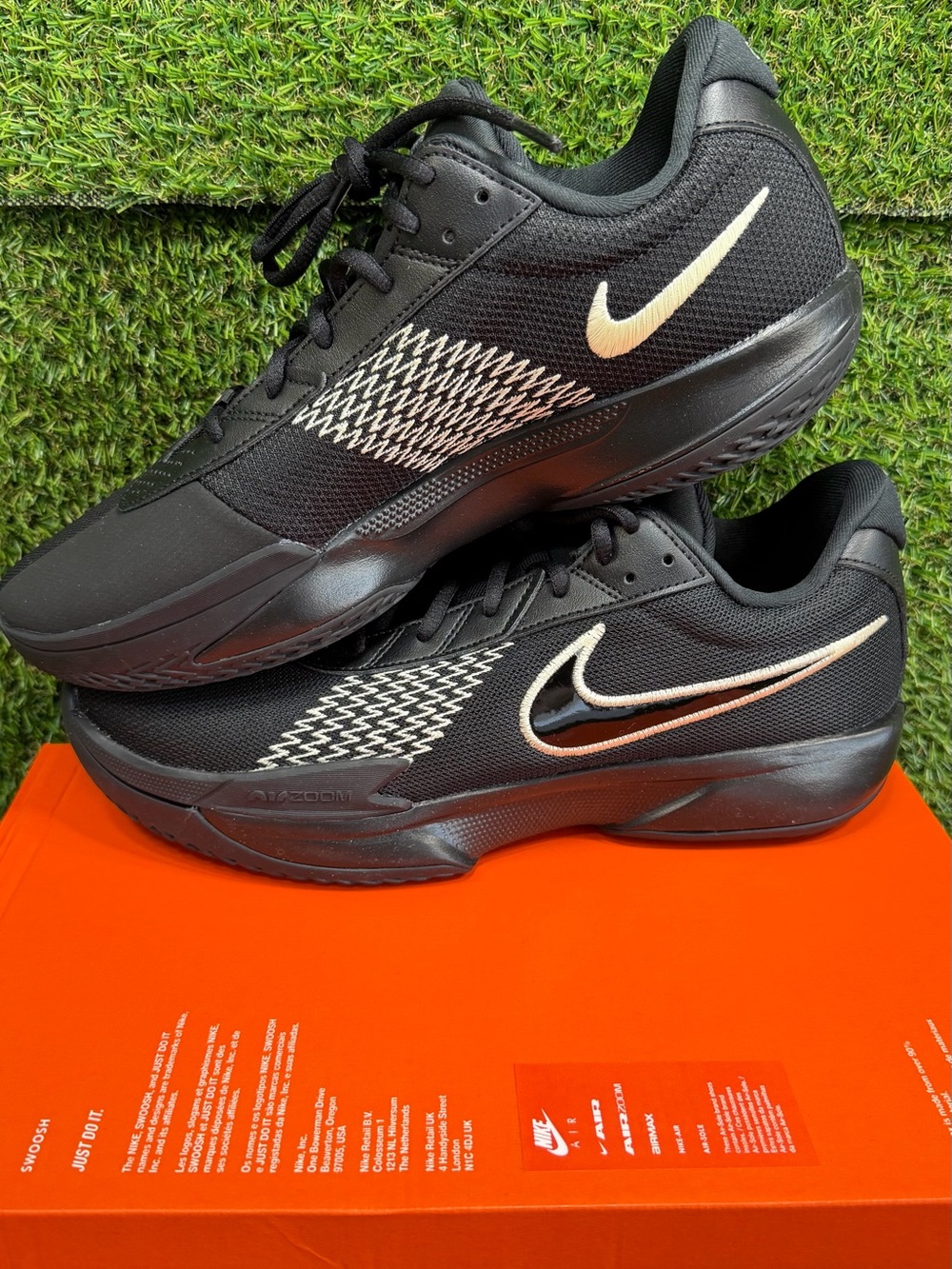 New Size 11 Nike Air Zoom GT Cut Academy Black Alabaster FB2599011 Damaged Box